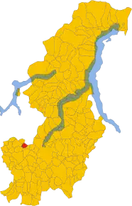 Poziția localității Drezzo