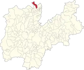 Poziția localității Castelfondo