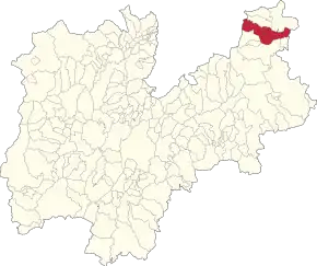 Poziția localității Pozza di Fassa