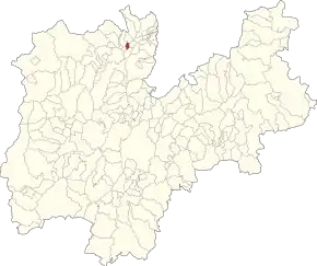 Poziția localității Romallo