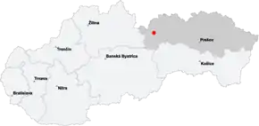 Poziția localității Vysoké Tatry