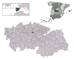 Poziția localității Torrijos