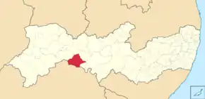 Poziția localității Belém de São Francisco