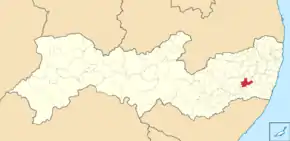 Poziția localității Bonito (Pernambuco)