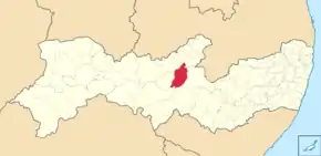 Poziția localității Custódia