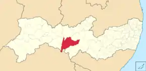 Poziția localității Floresta