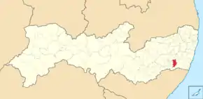 Poziția localității Palmares