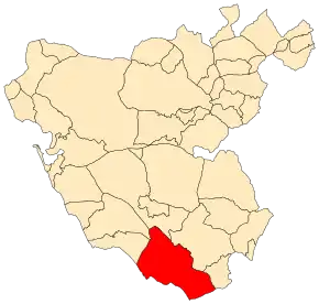 Poziția localității Tarifa