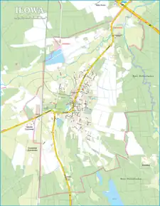 Poziția localității Iłowa