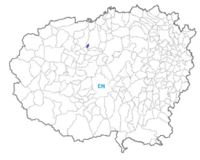 Poziția localității Castellar