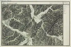 Strâmtura în Harta Iosefină a Maramureșului, 1769-73