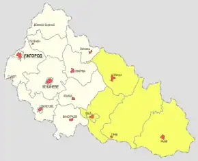 Poziția regiunii Maramureșul de Nord