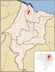 Poziția localității Pinheiro