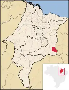 Poziția localității São Francisco do Maranhão