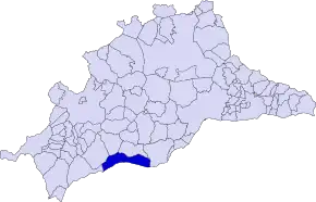 Poziția localității Marbella