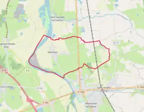 Poziția localității Marclopt