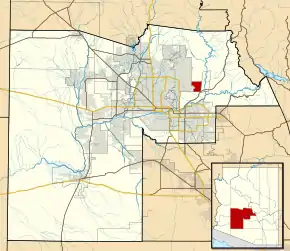 Poziția localității Town of Fountain Hills, Arizona