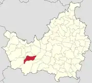 Localizarea comunei în județul Cluj