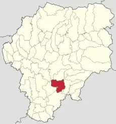 Localizare în cadrul județului