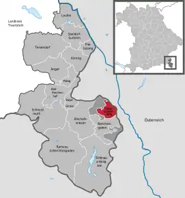 Poziția localității Marktschellenberg