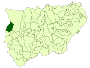 Poziția localității Marmolejo (Jaén)