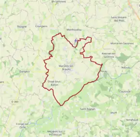 Poziția localității Marolles-les-Braults