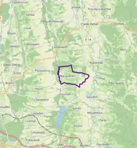 Poziția localității Marquerie