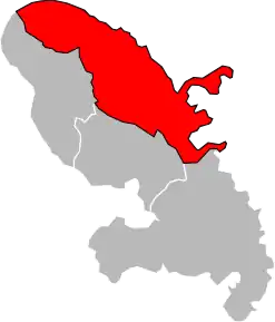 Arondismentul La Trinité în cadrul departamentului Martinica