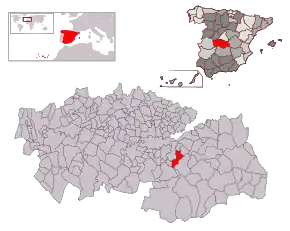 Poziția localității Mascaraque