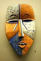 Mască a poporului woyo din Republica Democrată Congo