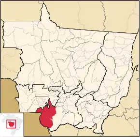 Poziția localității Cáceres