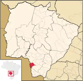 Poziția localității Aral Moreira