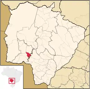 Poziția localității Guia Lopes da Laguna