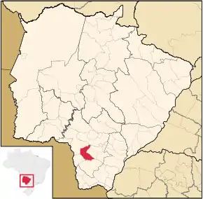 Poziția localității Laguna Carapã