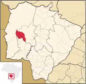 Poziția localității Miranda