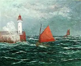 Rentrée des Bateaux de Pêche à Belle-Île-en-Mer, 1910Colecție privată, vânzare 2010