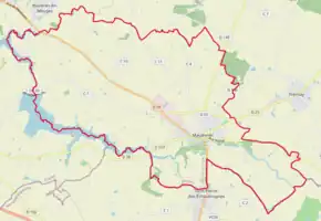 Poziția localității Maulévrier