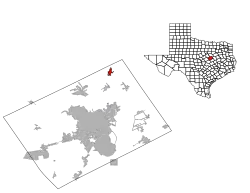 Localizarea orașului West în  comitatul McLennan, statul &nbsp;Texas
