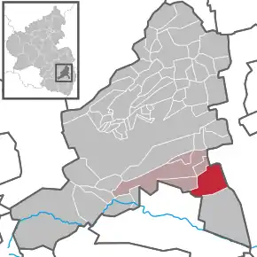 Poziția localității Meckenheim