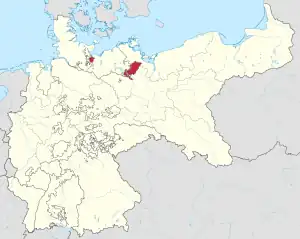 Mecklenburg-Strelitz în Imperiul German