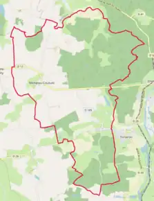 Poziția localității Menetou-Couture