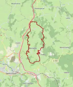 Poziția localității Mentières