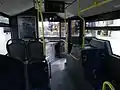 Interior autobuz Mercedes-Benz Conecto(Mercedes-Benz O 345) ca și cele folosite în Baia Mare.