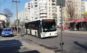 Autobuz Mercedes Citaro al STB-ului pe linia 232