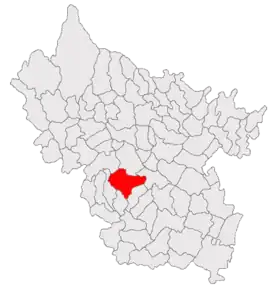 Poziția localității Merei