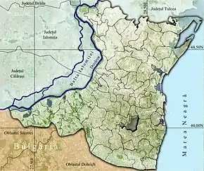 Amplasarea în cadrul județului