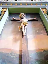 Altarul bisericii evanghelice