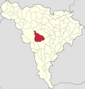 Localizare în cadrul județului