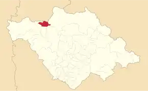 Poziția localității Benito Juárez, Tlaxcala