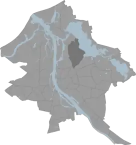 Poziția localității Mežaparks